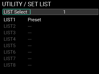 UTILITY_SETLIST