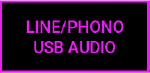 LINE/PHONO USB AUDIO